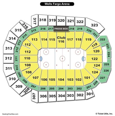 Wells Fargo Arena Des Moines Seating Chart Virtual View - Arena Seating Chart