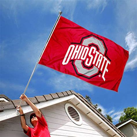 College Flags & Banners Co. Ohio State Flag OSU Buckeye Flag | Pricepulse