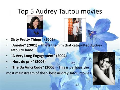 PPT - Audrey Tautou PowerPoint Presentation, free download - ID:2823227