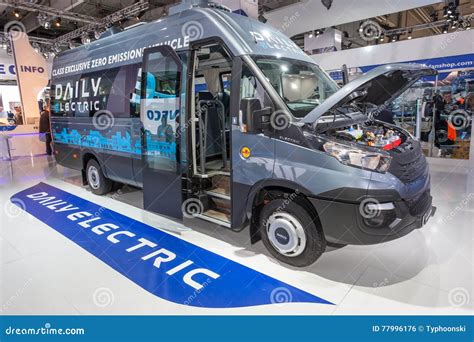 IVECO daily Electric Van editorial photo. Image of passenger - 77996176