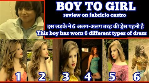 FABRICIO CASTRO BOY TO GIRL | BOY TURN IN TO GIRL | AMAZING DRESSUP ...