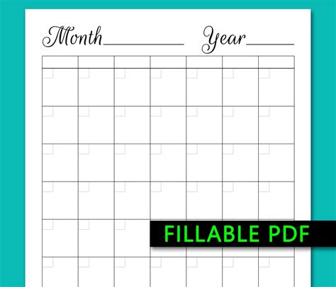 printable blank calendar template word printable templates - printable ...