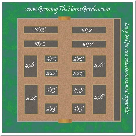 raised bed garden vegetable layout Raised garden vegetable layout ...