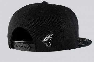 Mafia Embroidered Snapback Baseball Cap Black on Black