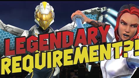 Heroes for Legendary: Potential New Legendary Requirements! - Marvel Strike Force - YouTube