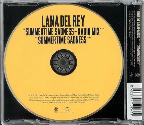 SUMMERTIME SADNESS - Lana Del Rey Collector