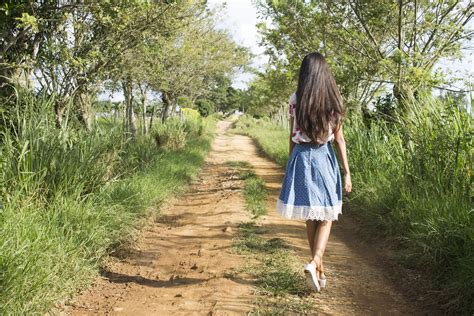 Free Images : forest, grass, walking, girl, woman, trail, meadow, countryside, dirt road, rural ...