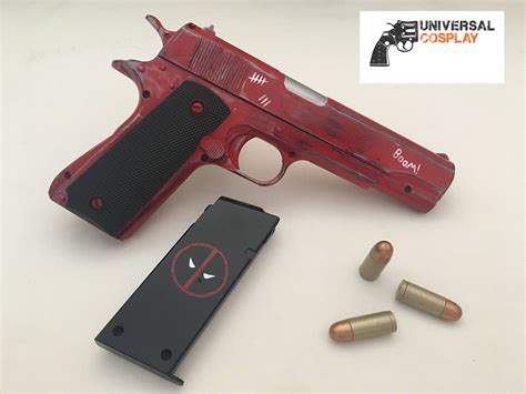 Deadpool's Pistol M1911 Colt 45 Realistic Prop Toy Gun