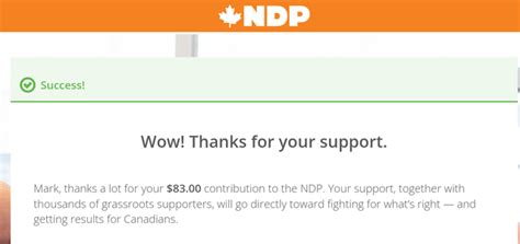 I donated to the federal NDP. Jagmeet Singh for prime minister!! : r/ndp