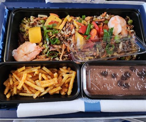 KLM European Business Class food review + menu