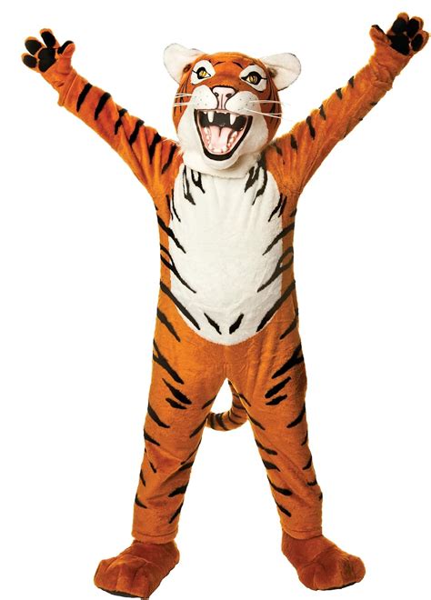 Amazon.com: TCDesignerProducts Bengal Tiger Mascot Costume: Clothing