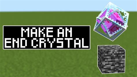 How to Make an End Crystal in Minecraft (All Versions) - YouTube