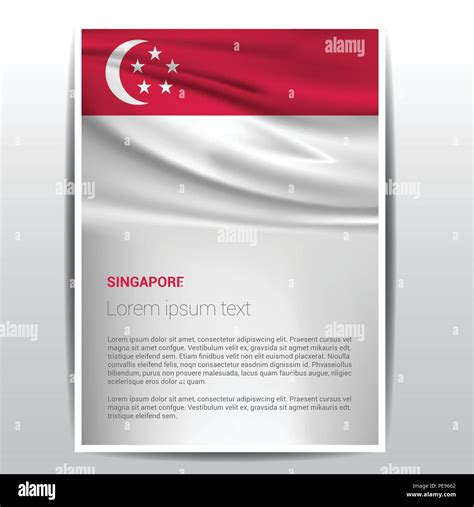 Singapore flag design vector Stock Vector Image & Art - Alamy