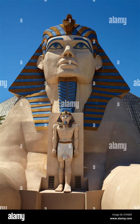 Great Sphinx of Giza, Luxor Hotel and Casino, Las Vegas, Nevada, USA Stock Photo - Alamy