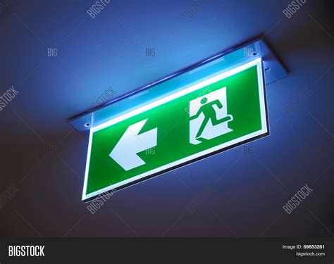 Fire Exit ,green Image & Photo (Free Trial) | Bigstock