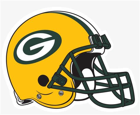 Gallery For Green Bay Packers Logo Stencil - Green Bay Packer Helmet - Free Transparent PNG ...