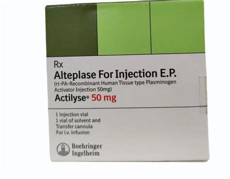 Actilyse Injection, Drug Strength: 50 mg at Rs 44000/piece in Pune | ID: 2853003657348