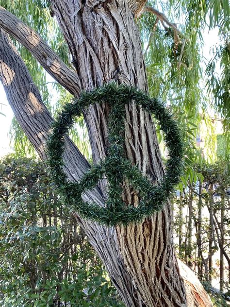 Peace Sign Wreath | The Best Holiday Wreaths 2020 | POPSUGAR Home Photo 7