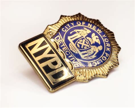 NYPD Police Detective Badge Stock Image - Image of shield, protect: 1176761