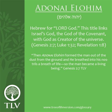 Adonai Elohim ~ Then Adonai Elohim formed the man out of the dust from ...