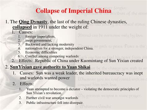 Day 6 – Collapse of Imperial China - ppt download