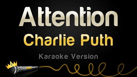 Charlie Puth Attention Lyrics Official Video