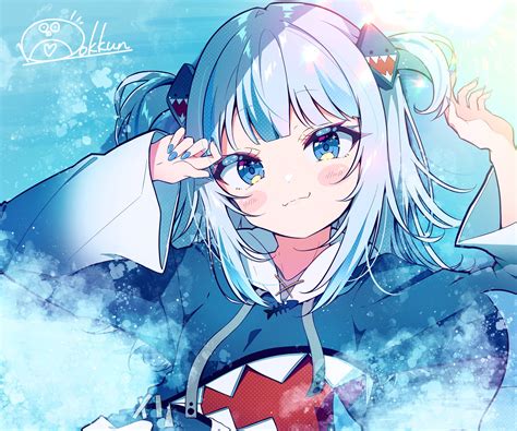 HD wallpaper: Virtual Youtuber, Gawr Gura | Anime backgrounds ...