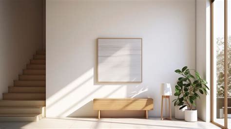 Premium AI Image | Minimalist Living Room with White Furniture