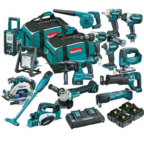 Makita DLX1502PT - 18V 5.0Ah Cordless Brushless 15 Piece Combo Kit