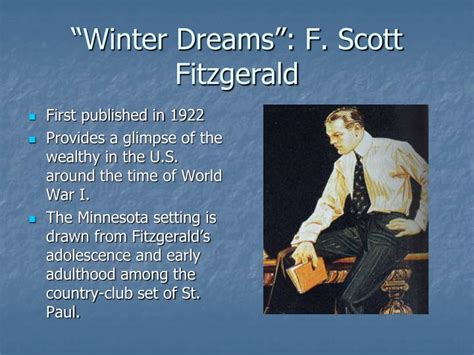 PPT - “Winter Dreams”: F. Scott Fitzgerald PowerPoint Presentation - ID:1722185