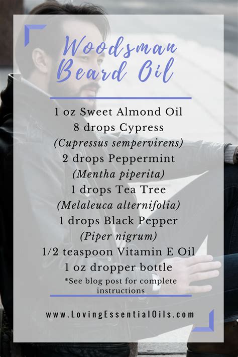 How To Make All Natural Beard Oil With Essential Oils - DIY Recipes ...