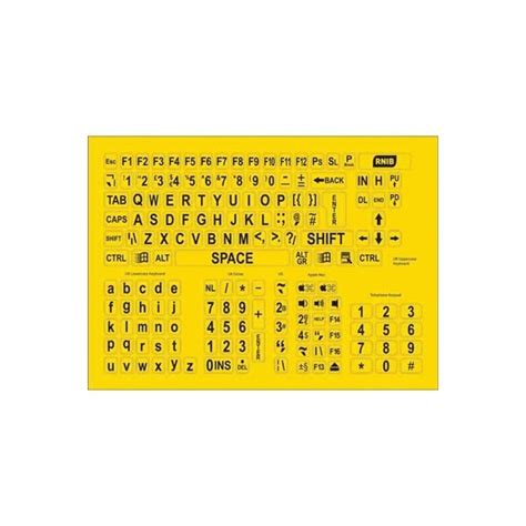 iSightCornwall Shop: Technology - Large Print Keyboard Stickers ...