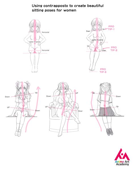 How To Draw Anime Sitting Poses