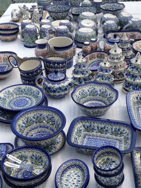 77 best images about Polish Stoneware Pottery on Pinterest | Ceramics, Baking pans and Cookie jars