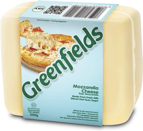 Greenfields Mozzarella Cheese Block, 200g - Chilled : Amazon.sg: Grocery