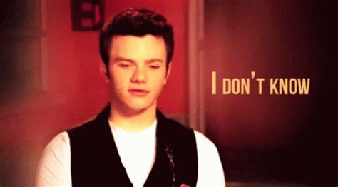 Popular I Don't Know GIF - Kurt Glee Idk - Discover & Share GIFs