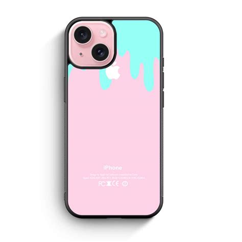 Unique Pink Aqua Teal Pastel Ice Cream Drip Spring iPhone 15 | iPhone ...