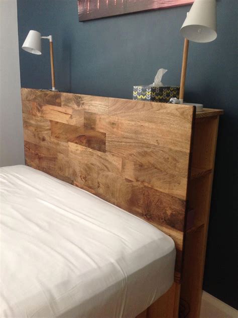 #WoodworkingHoldfast | Diy furniture bedroom, Headboard storage, Headboard with shelves