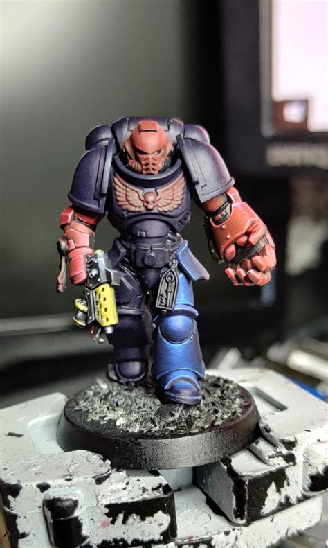 Thoughts on my crimson fists color scheme : crimsonfists