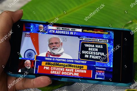 People Showing Narendra Modis Speech On Editorial Stock Photo - Stock ...