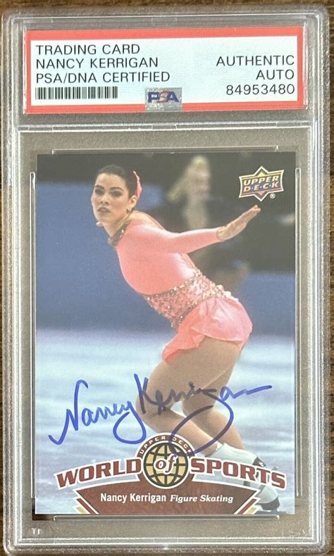 2010 UPPER DECK WORLD OF SPORTS NANCY KERRIGAN SIGNED AUTOGRAPH PSA DNA OLYMPICS | Autographia