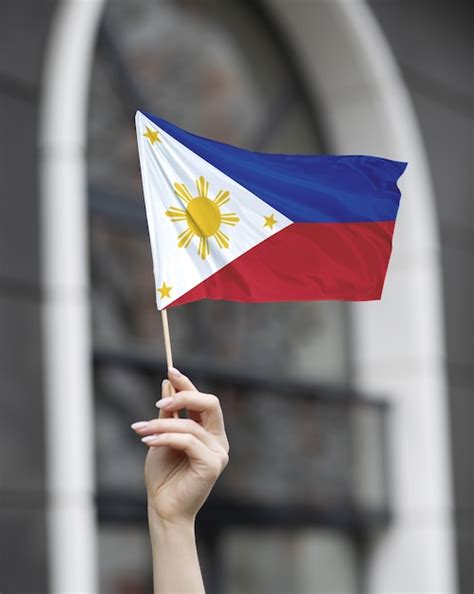 Free Photo | Hand holding philippine flag
