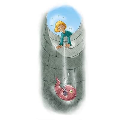 Springboard Stories - Lambton Worm illustrations