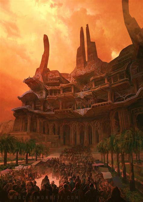 ArtStation - Temple of Alia, Marc Simonetti | Dune art, Fantasy ...