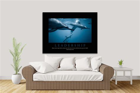 Leadership Quote Motivational Office Art | Canvas Prints Australia