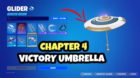 FORTNITE CHAPTER 4 SEASON 1 *VICTORY UMBRELLA* - YouTube