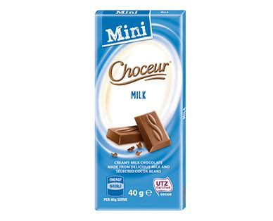 Choceur Milk Mini Chocolate Bars 5 x 40g | ALDI Australia