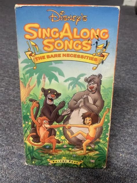 DISNEYS SING ALONG Songs - The Jungle Book: The Bare Necessities (VHS ...