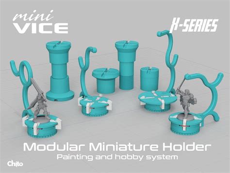 miniVICE X-Series - Modular miniature holder, painting and hobby system by chito - Thingiverse ...