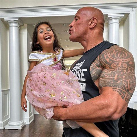 Dwayne Johnson celebrates daughter Tiana with princess-themed party ...